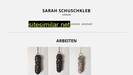Sarahschuschkleb similar sites