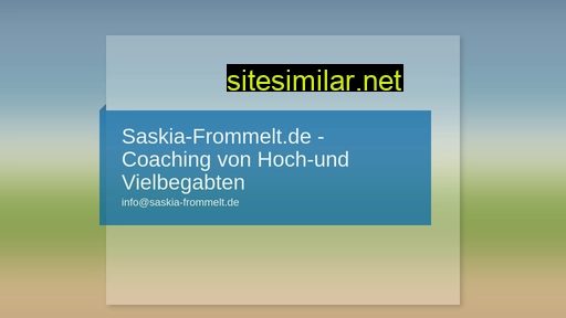 Saskia-frommelt similar sites