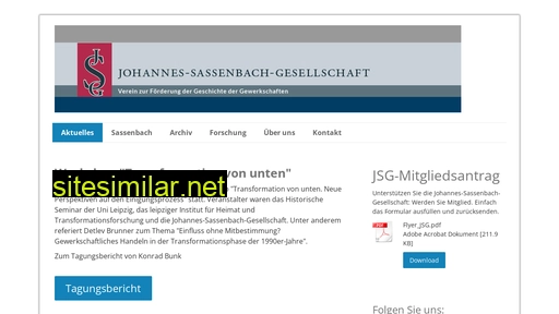 Sassenbach-gesellschaft similar sites