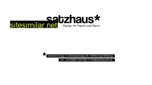 Satzhaus43 similar sites