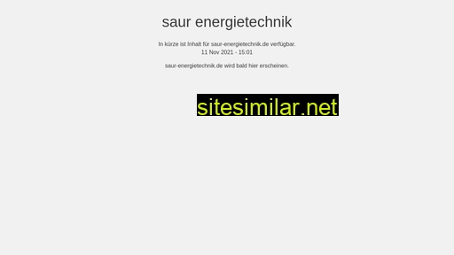 saur-energietechnik.de alternative sites