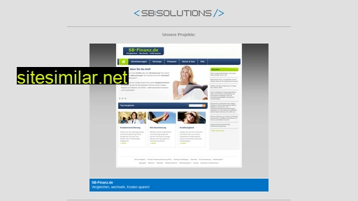 Sb-solutions similar sites