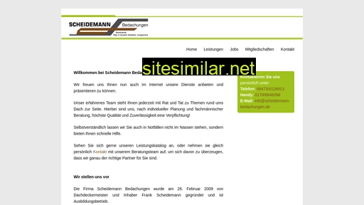 scheidemann-bedachungen.de alternative sites