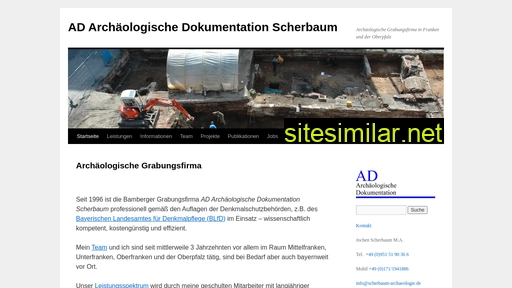scherbaum-archaeologie.de alternative sites