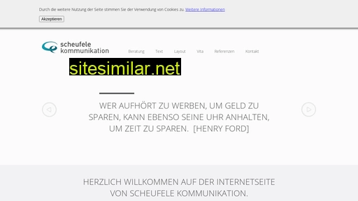 Scheufele-kommunikation similar sites