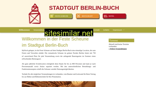 scheune-stadtgut-berlin-buch.de alternative sites