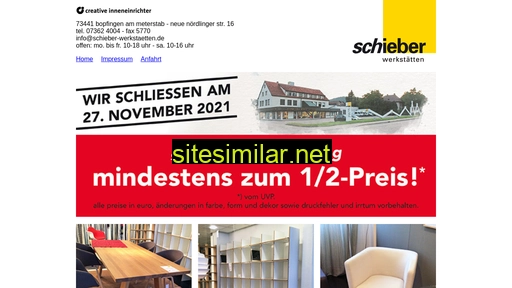 Schieber-werkstaetten similar sites