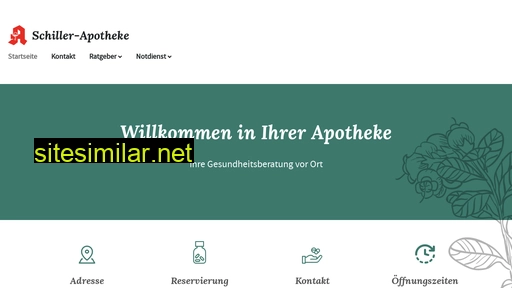Schiller-apotheke-hamburg-app similar sites