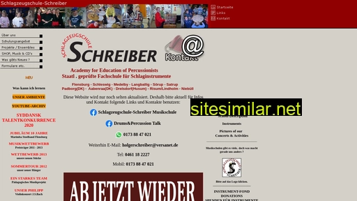 schlagzeugschule-schreiber.de alternative sites