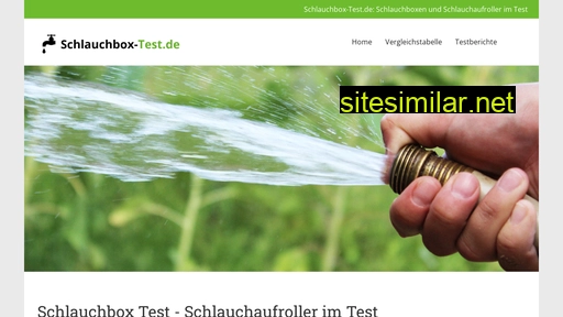 Schlauchbox-test similar sites
