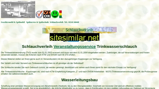 schlauchverleih.de alternative sites