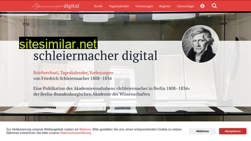 schleiermacher-digital.de alternative sites