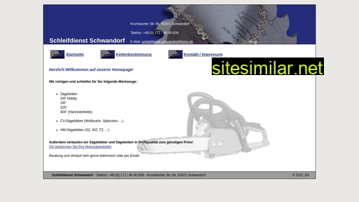 Schleifdienst-schwandorf similar sites