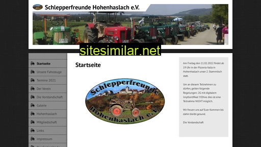 Schlepperfreunde-hohenhaslach similar sites