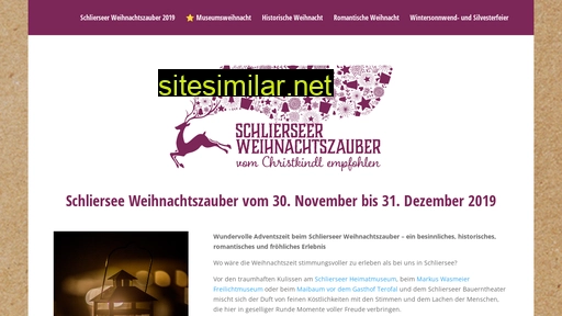 Schlierseer-weihnachtszauber similar sites