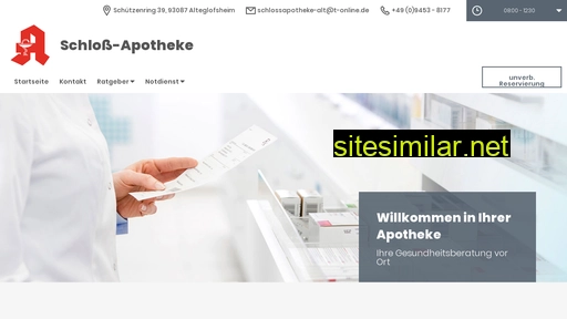 schloss-apotheke-alteglofsheim.de alternative sites