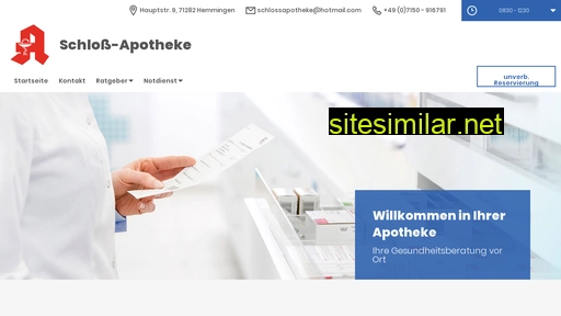 schloss-apotheke-hemmingen-app.de alternative sites