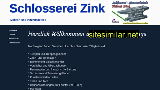 Schlosserei-zink similar sites