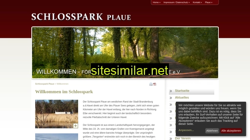Schlosspark-plaue similar sites