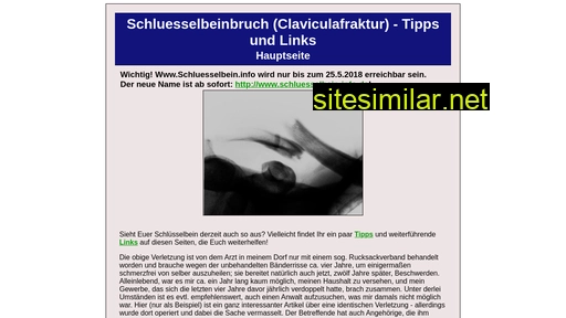 Schluesselbein-info similar sites