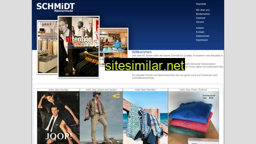 schmidt-herrenmode.de alternative sites