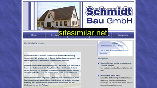 Schmidtbau-mv similar sites