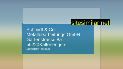 schmidtundco-metall.de alternative sites