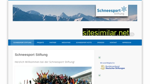 schneesport-stiftung.de alternative sites