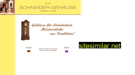 Schneider-gehaeuse similar sites