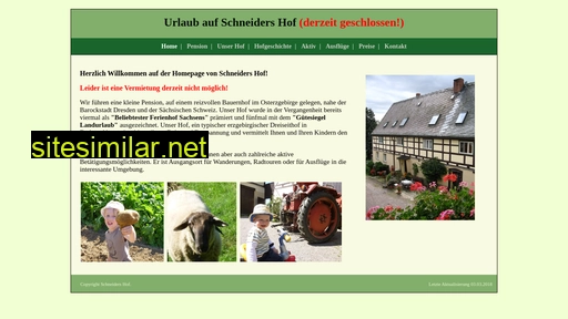 schneidershof.de alternative sites