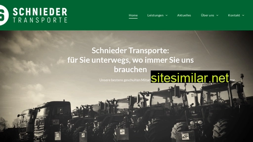 Schnieder-transporte similar sites