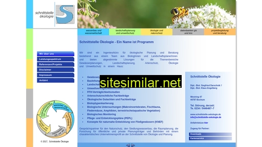 Schnittstelle-oekologie similar sites