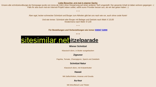 schnitzelundburger.de alternative sites