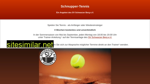 Schnupper-tennis similar sites