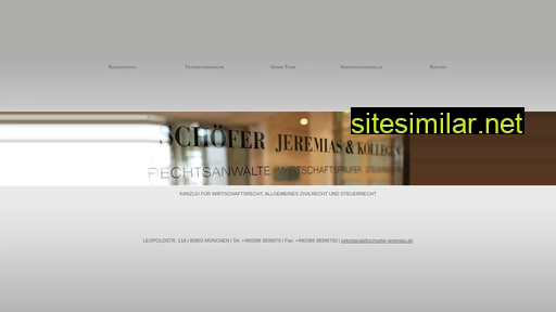 Schoefer-jeremias similar sites