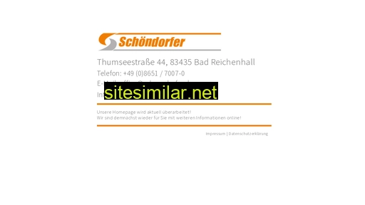 schoendorfer.de alternative sites