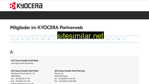 Schoeppler-kyocera similar sites