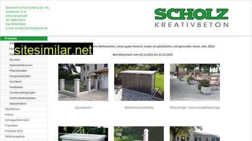 scholz-betonwerk.de alternative sites