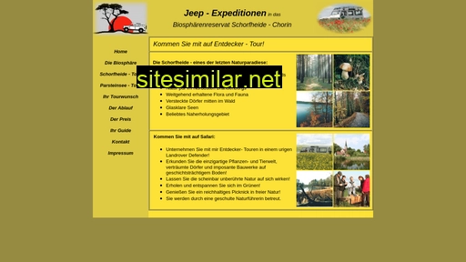 schorfheide-jeep-safari.de alternative sites