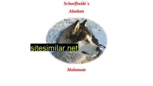 Schorfheide-malamutes similar sites