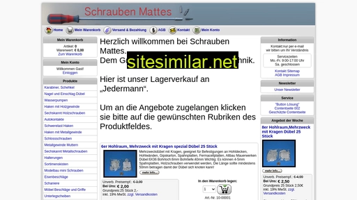 Schrauben-mattes similar sites