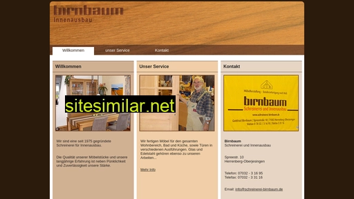 schreinerei-birnbaum.de alternative sites