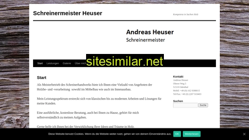 schreinermeister-heuser.de alternative sites