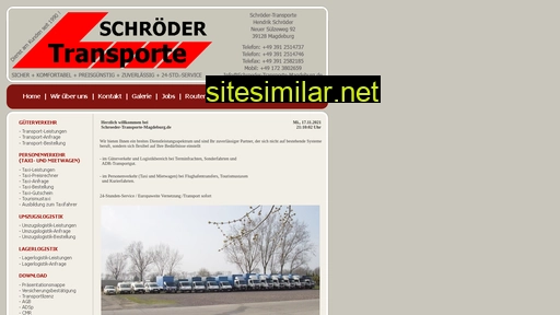 schroeder-transporte-magdeburg.de alternative sites