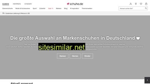 schuhe.de alternative sites