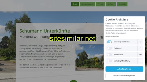 schuemann-unterkunft.de alternative sites