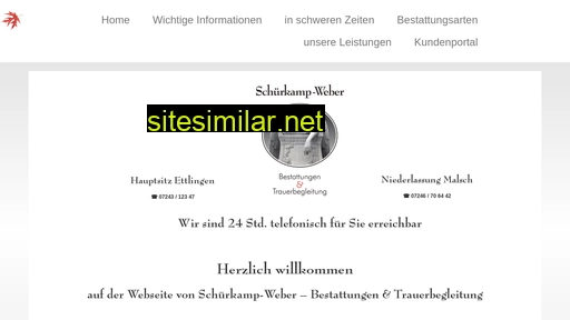 schuerkamp-weber.de alternative sites