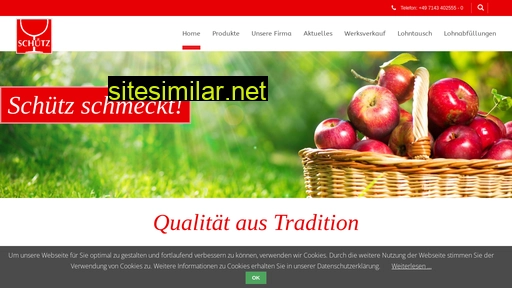 schuetz-fruchtsaft.de alternative sites