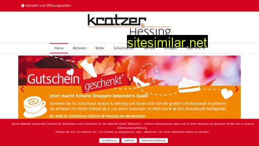 schuhhaus-kratzer.de alternative sites