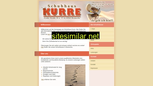 schuhhaus-kurre.de alternative sites
